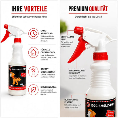 Hundeurin-Entferner & Markier-Stopp Spray | Fassadenschutz 600ml