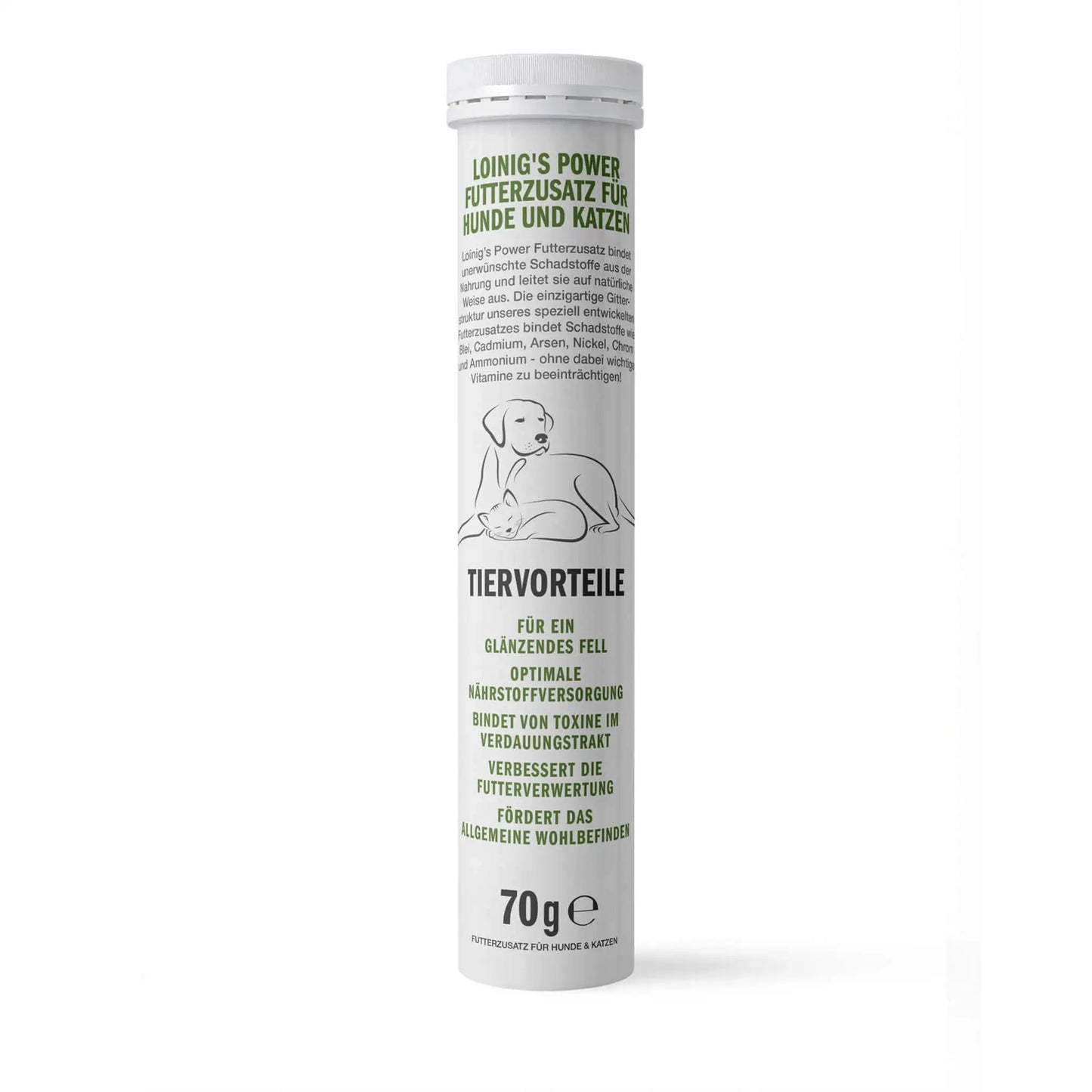 Natürlicher Futterzusatz für Hunde & Katzen | Glänzendes Fell & Vitalität