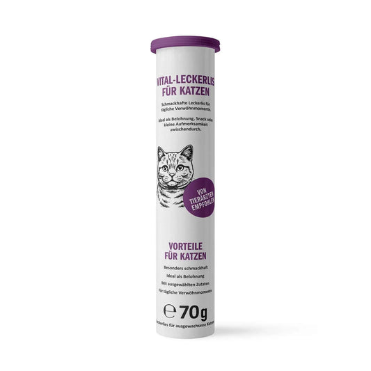 Premium Vital-Leckerlis für Katzen (70g) – Von Tierärzten empfohlen
